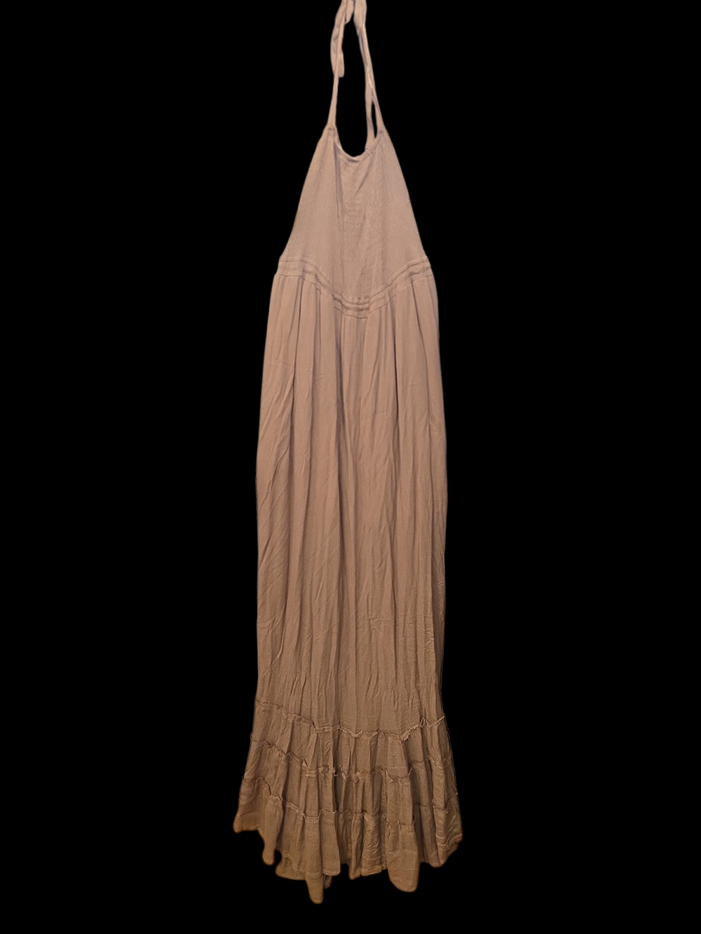 Billabong Boho Olive Green Halter Maxi Dress